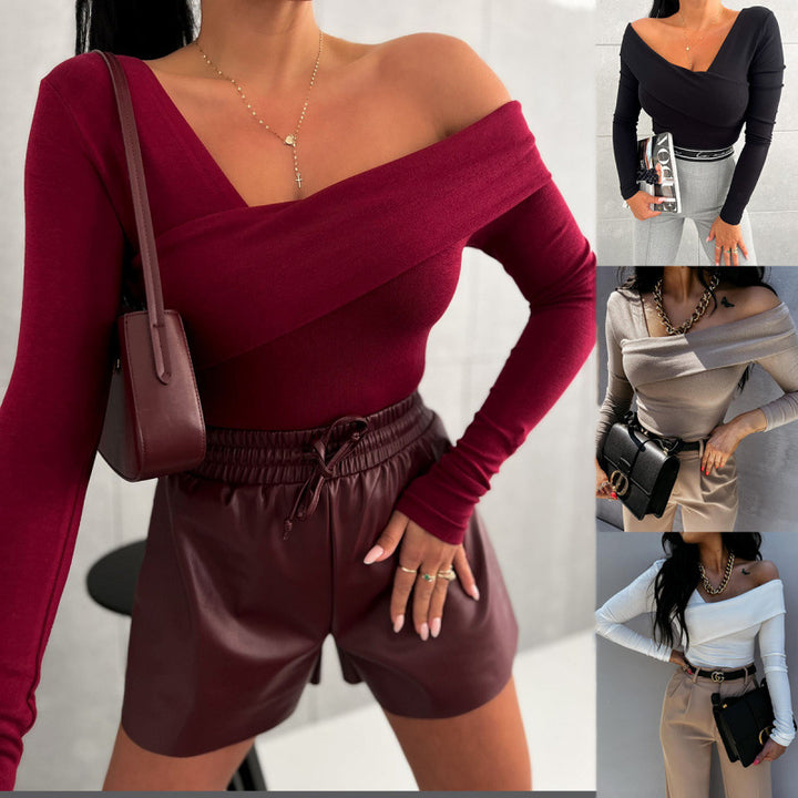 Damer asymmetrisk One-Shoulder-Top Eva Jonsson-Eva Jonsson