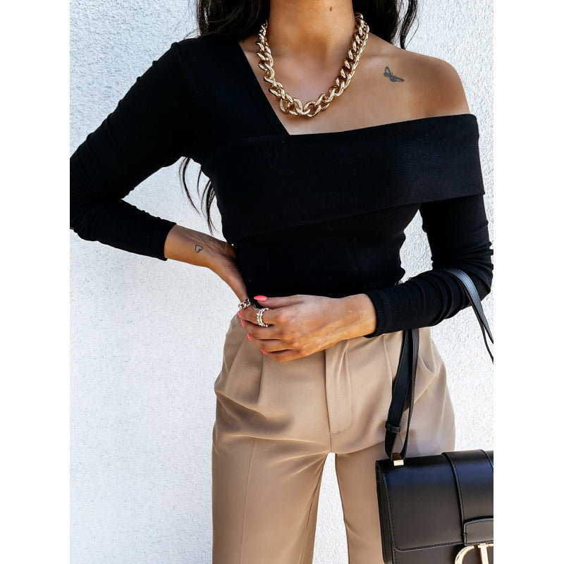 Damer asymmetrisk One-Shoulder-Top Eva Jonsson-Eva Jonsson