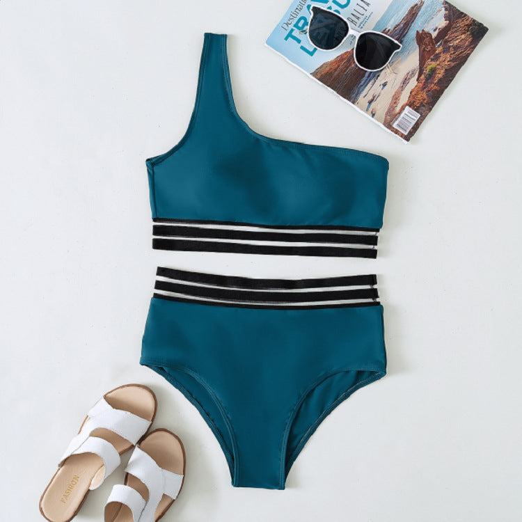 Damer asymmetrisk bikini-set med elastiska band Mirla-Eva Jonsson