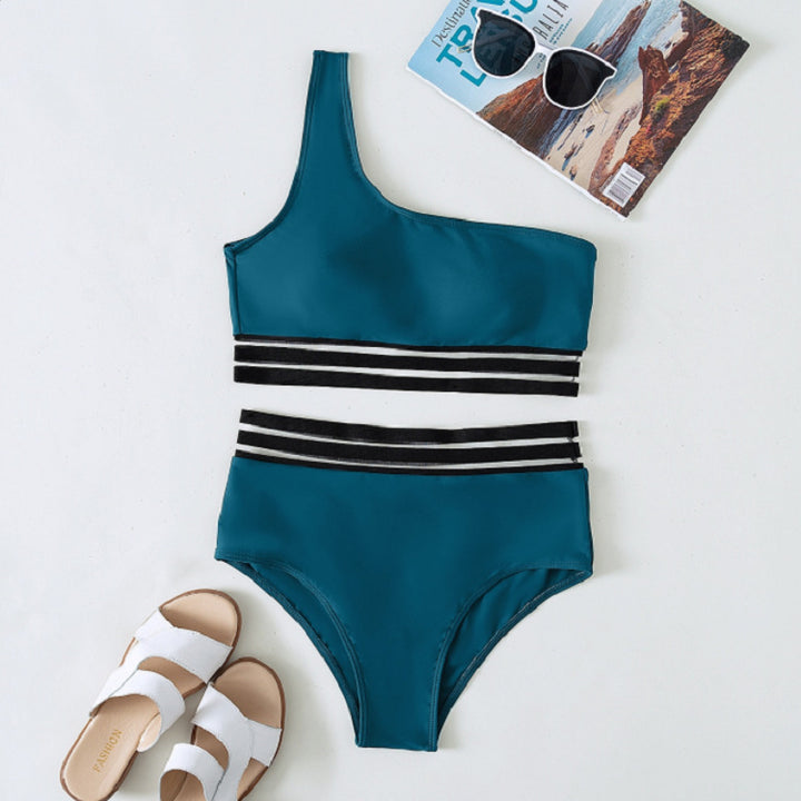 Damer asymmetrisk bikini-set med elastiska band Mirla-Eva Jonsson
