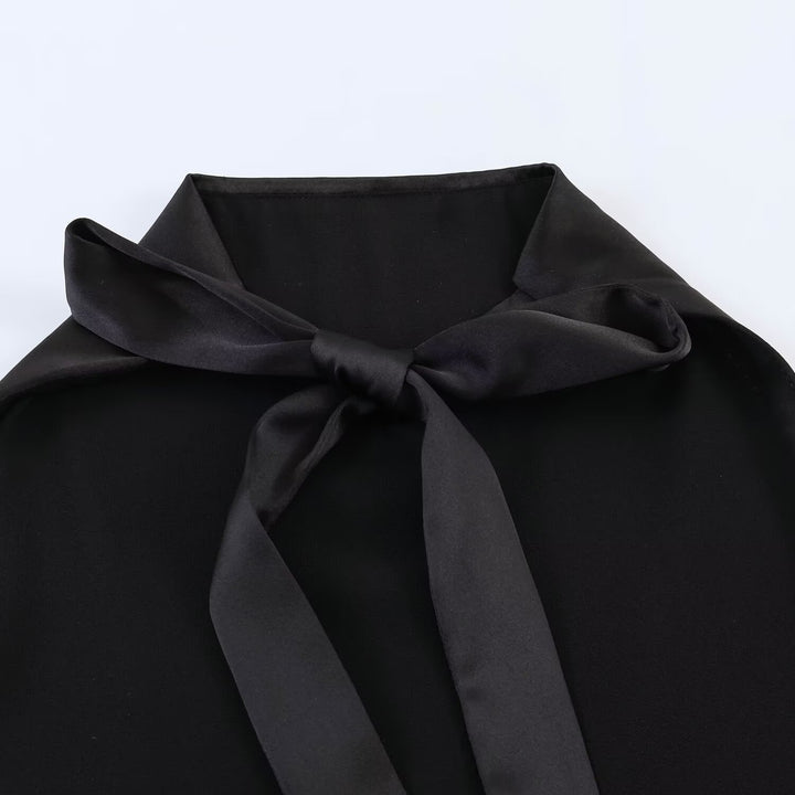 Damer asymmetrisk satin klänning Mirla-Eva Jonsson