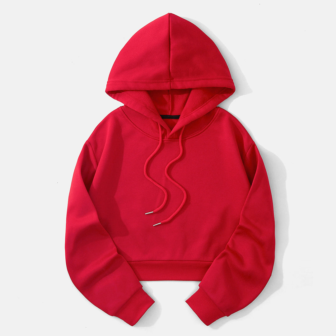 Damer avslappnad Crop-Hoodie Mirla-Eva Jonsson
