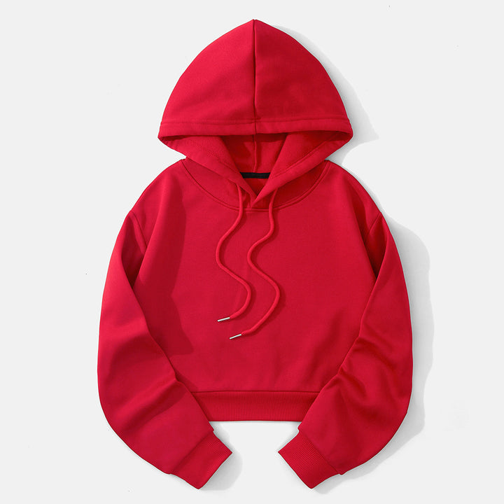 Damer avslappnad Crop-Hoodie Mirla-Eva Jonsson