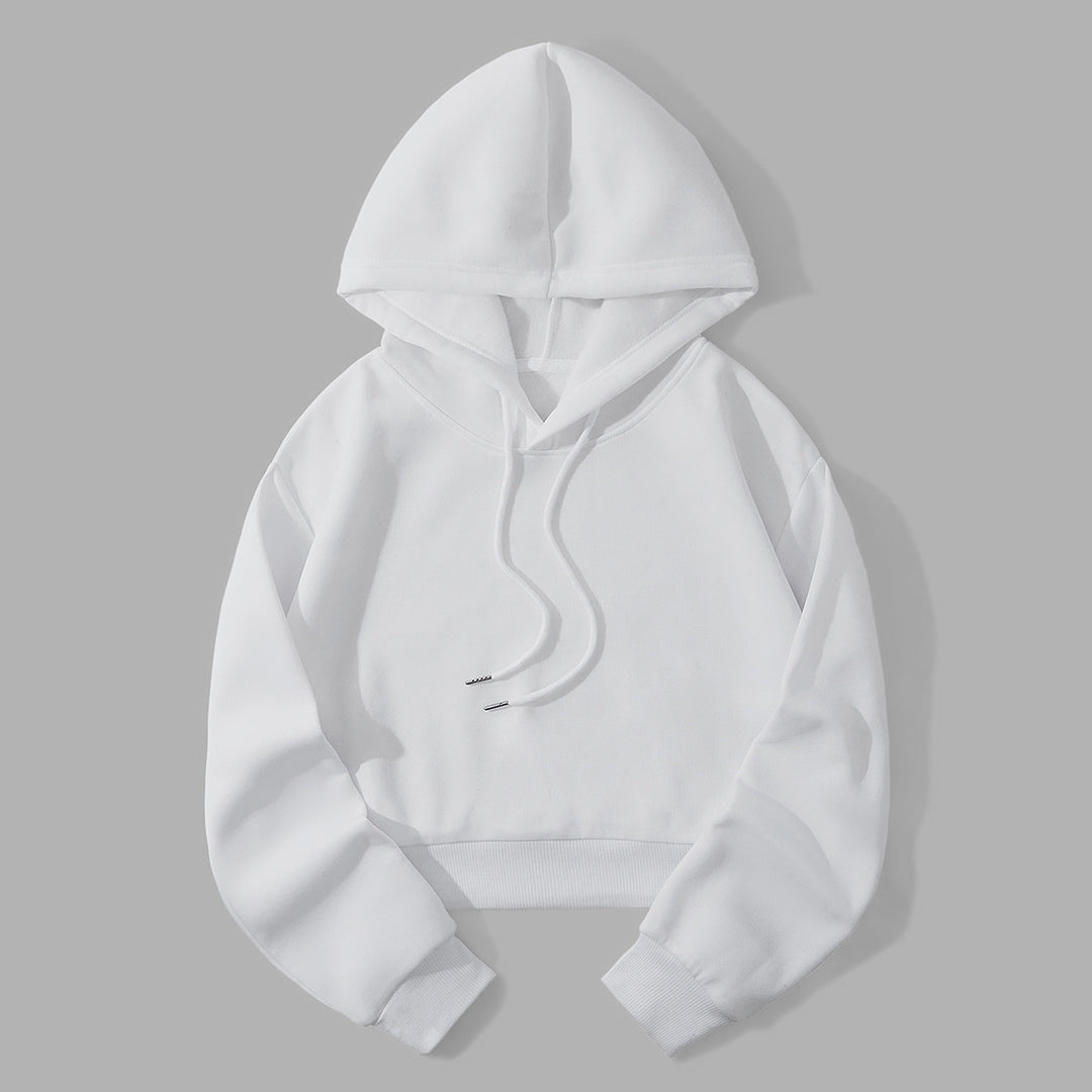 Damer avslappnad Crop-Hoodie Mirla-Eva Jonsson
