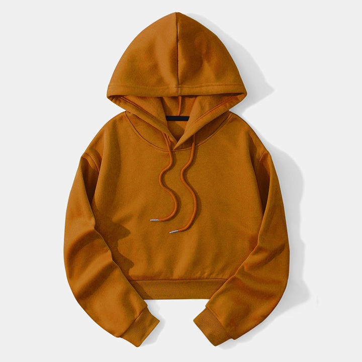 Damer avslappnad Crop-Hoodie Mirla-Eva Jonsson