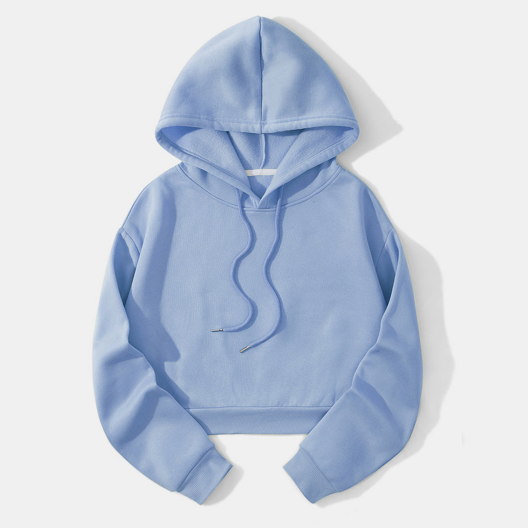 Damer avslappnad Crop-Hoodie Mirla-Eva Jonsson