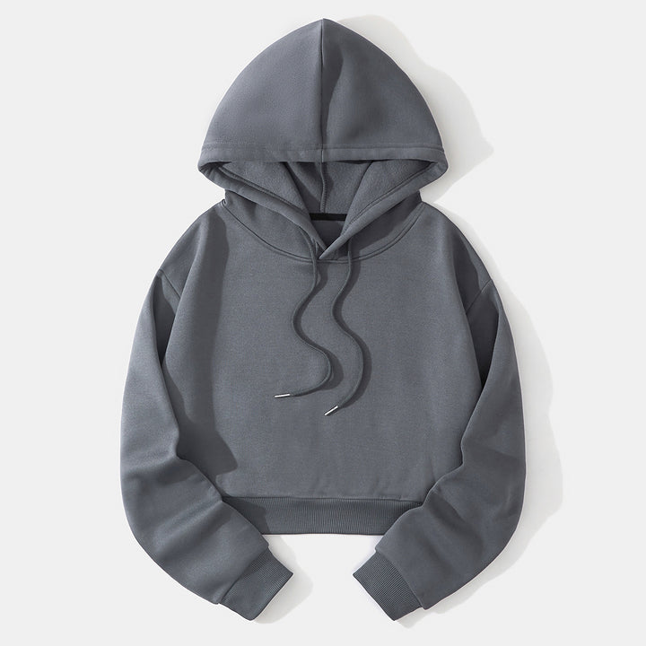 Damer avslappnad Crop-Hoodie Mirla-Eva Jonsson