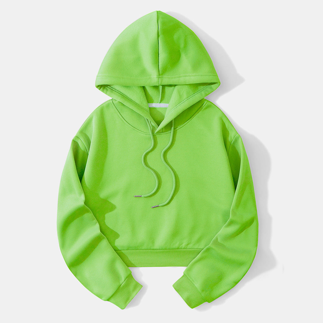 Damer avslappnad Crop-Hoodie Mirla-Eva Jonsson