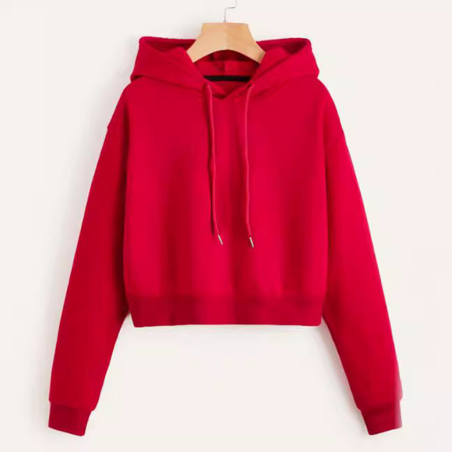 Damer avslappnad Crop-Hoodie Mirla-Eva Jonsson