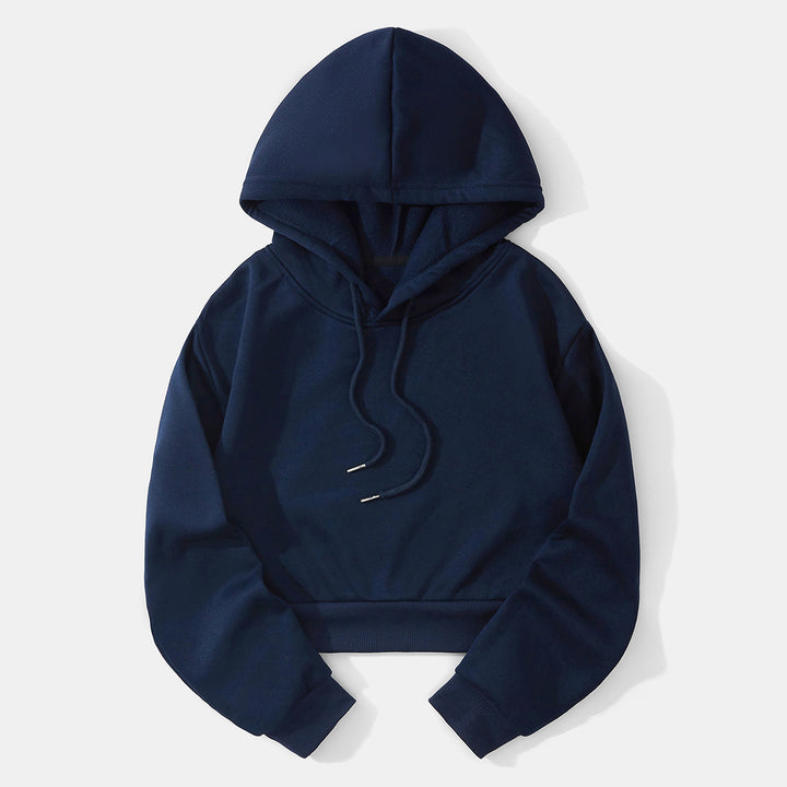 Damer avslappnad Crop-Hoodie Mirla-Eva Jonsson