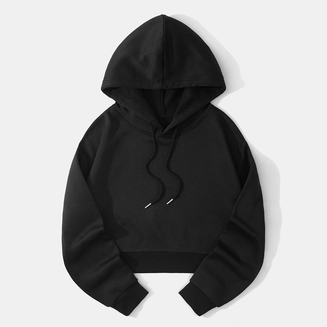 Damer avslappnad Crop-Hoodie Mirla-Eva Jonsson