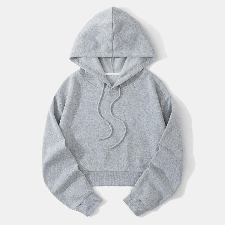 Damer avslappnad Crop-Hoodie Mirla-Eva Jonsson