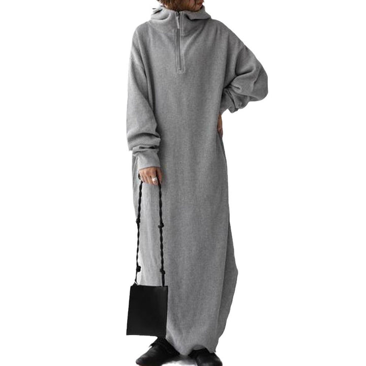 Damer avslappnad Hoodie-Maxi-klänning Mirla-Eva Jonsson