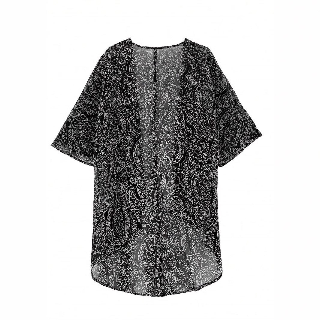Damer avslappnad Kimono-Style överdrag jacka Mirla-Eva Jonsson