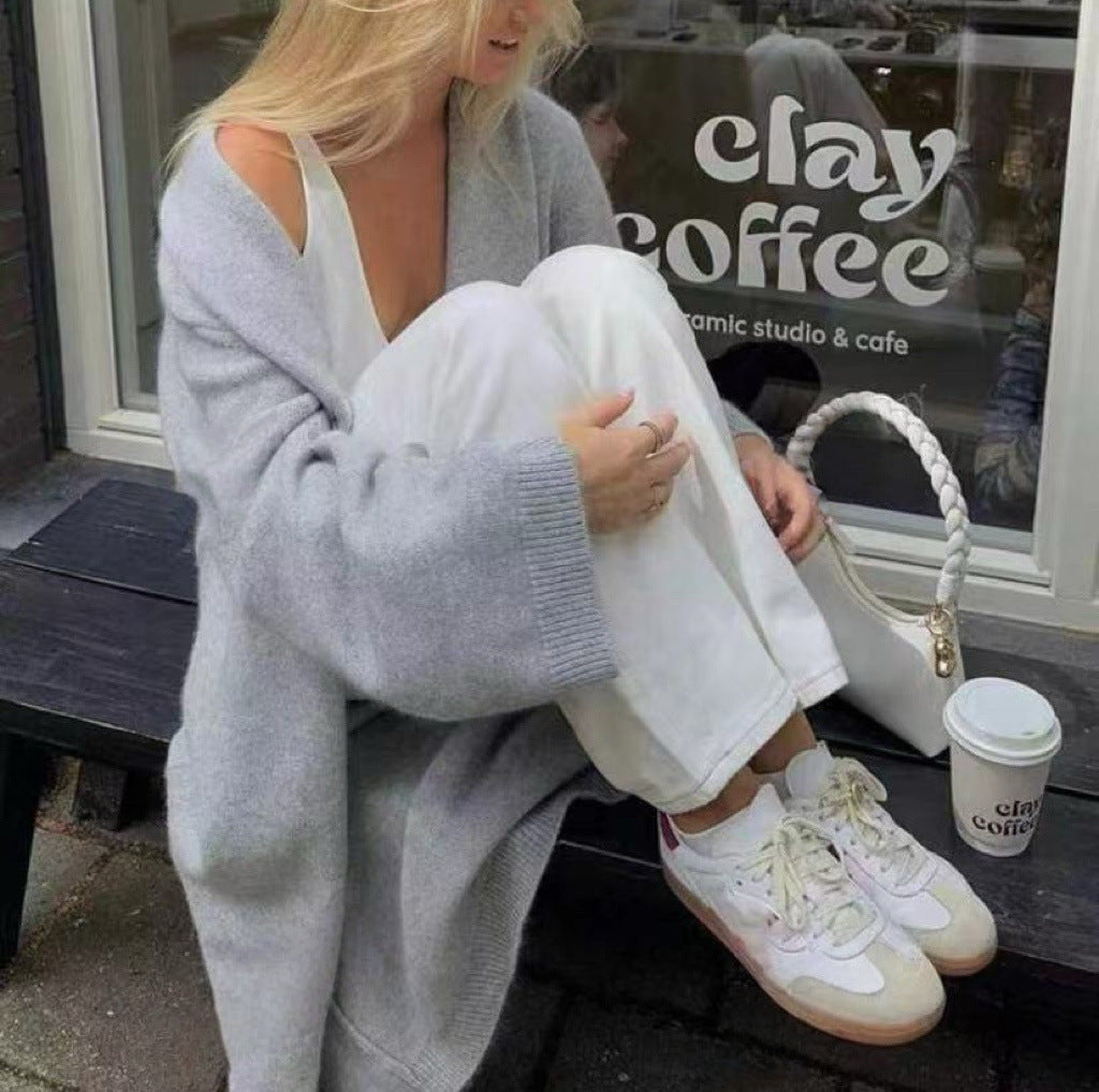 Damer avslappnad Oversized Cardigan Eva Jonsson-Eva Jonsson