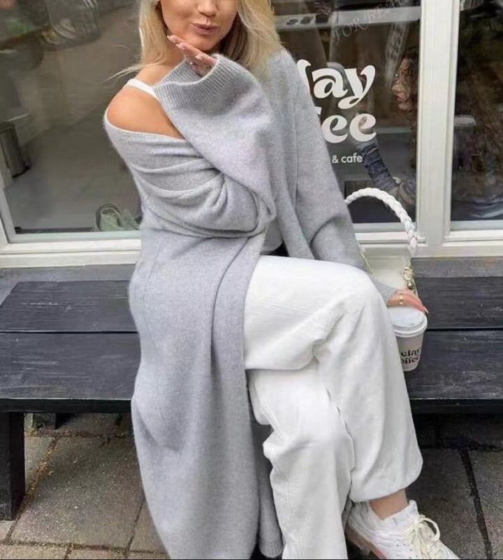 Damer avslappnad Oversized Cardigan Eva Jonsson-Eva Jonsson