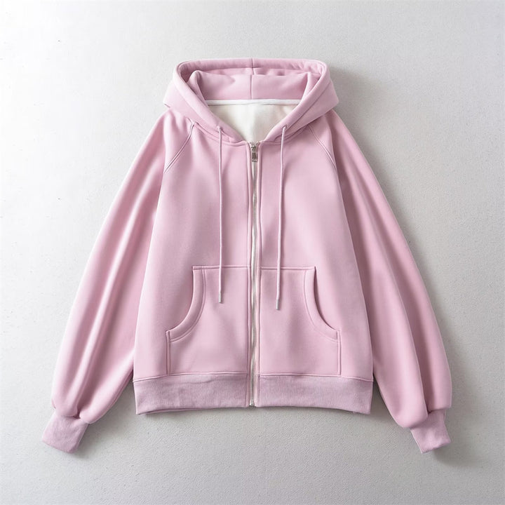 Damer avslappnad Oversized hoodiejacka Mirla-Eva Jonsson