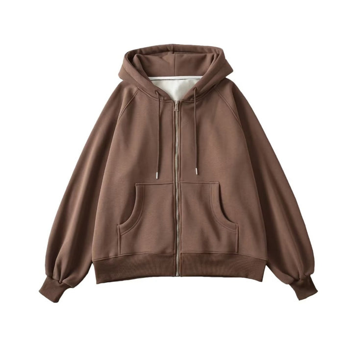Damer avslappnad Oversized hoodiejacka Mirla-Eva Jonsson