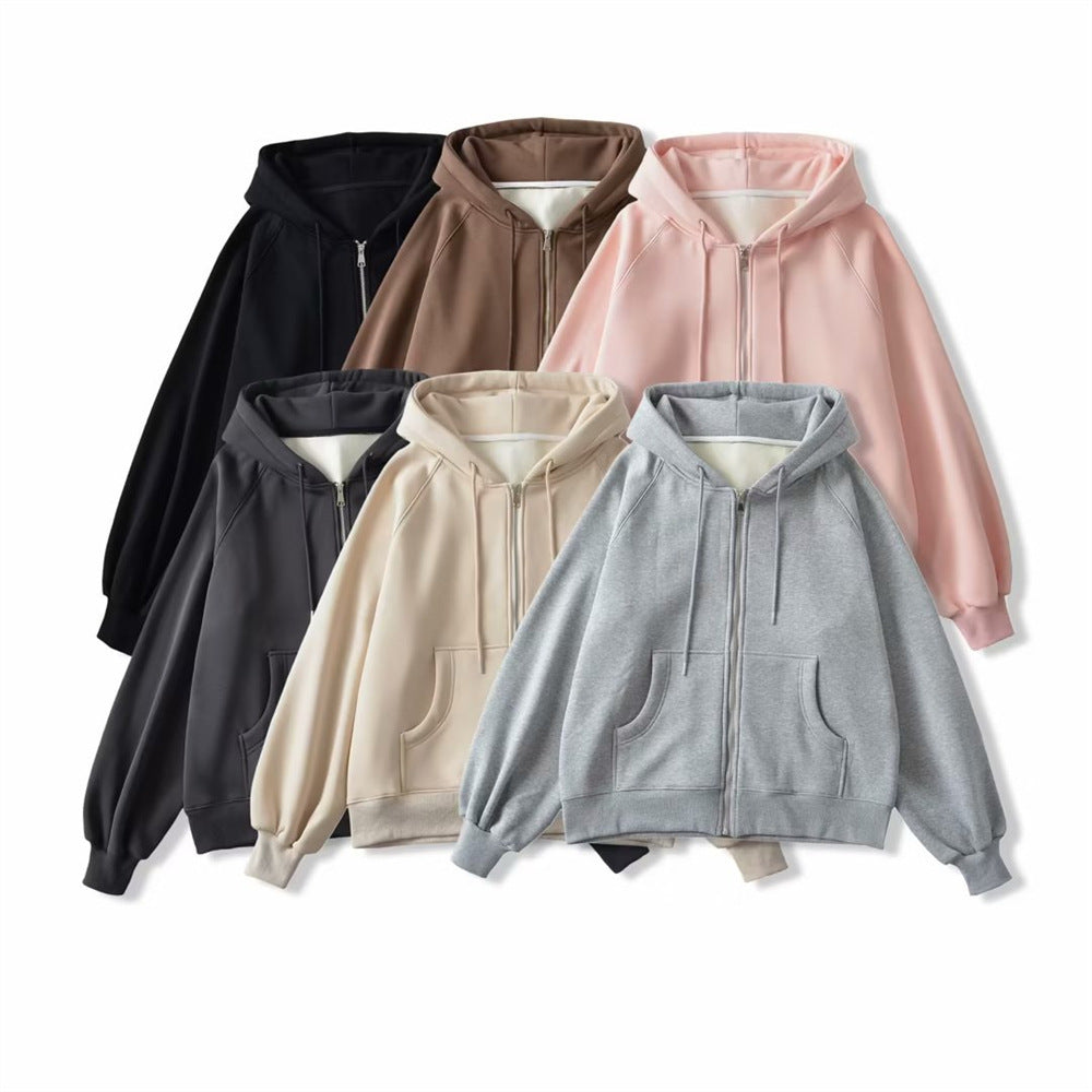 Damer avslappnad Oversized hoodiejacka Mirla-Eva Jonsson