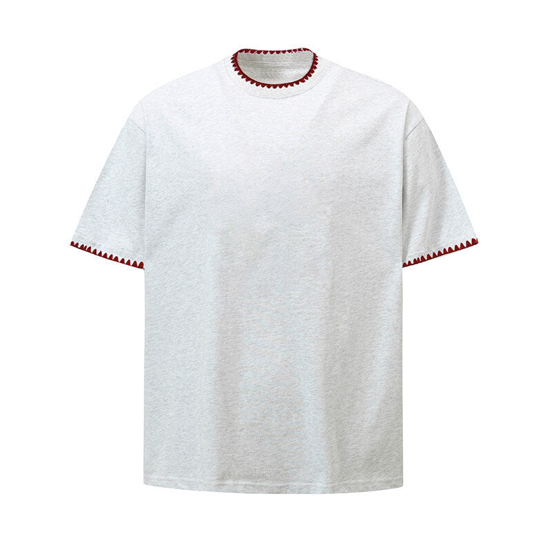 Damer avslappnad T-shirt med kreativ krage Eva Jonsson-Eva Jonsson