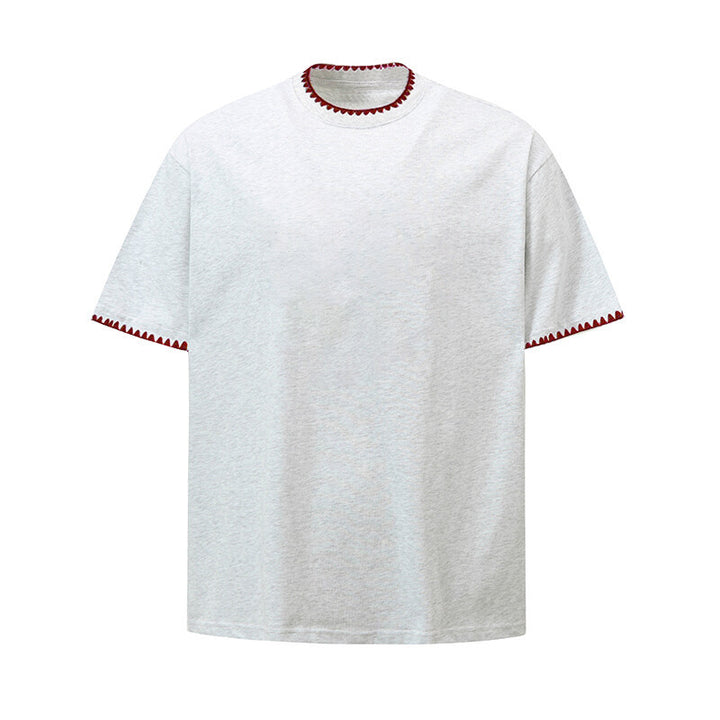 Damer avslappnad T-shirt med kreativ krage Eva Jonsson-Eva Jonsson