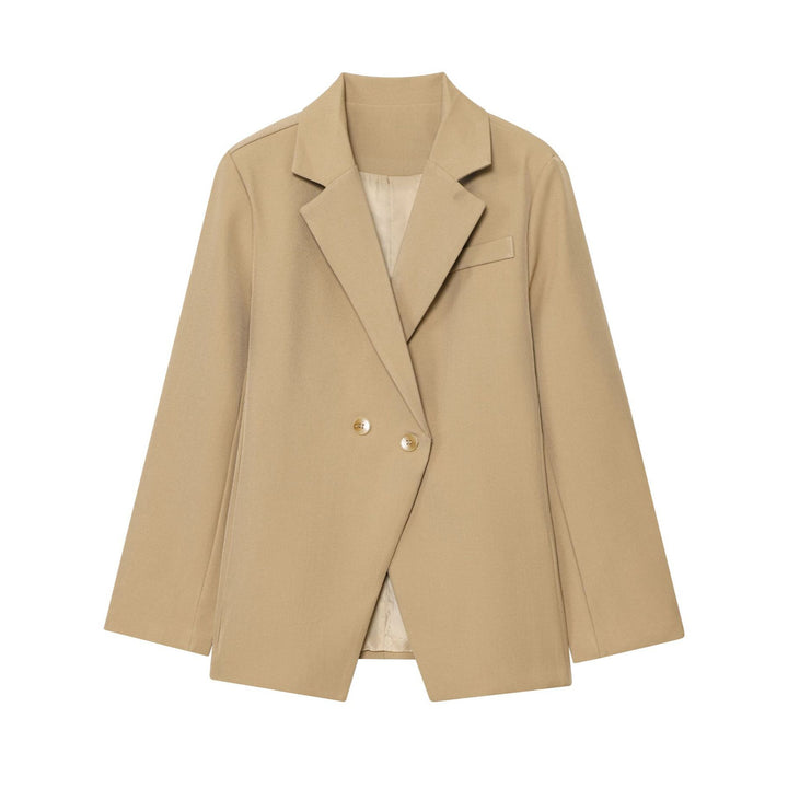 Damer avslappnad blazer med dubbel knapprad och eleganta detaljer Mirla-Eva Jonsson