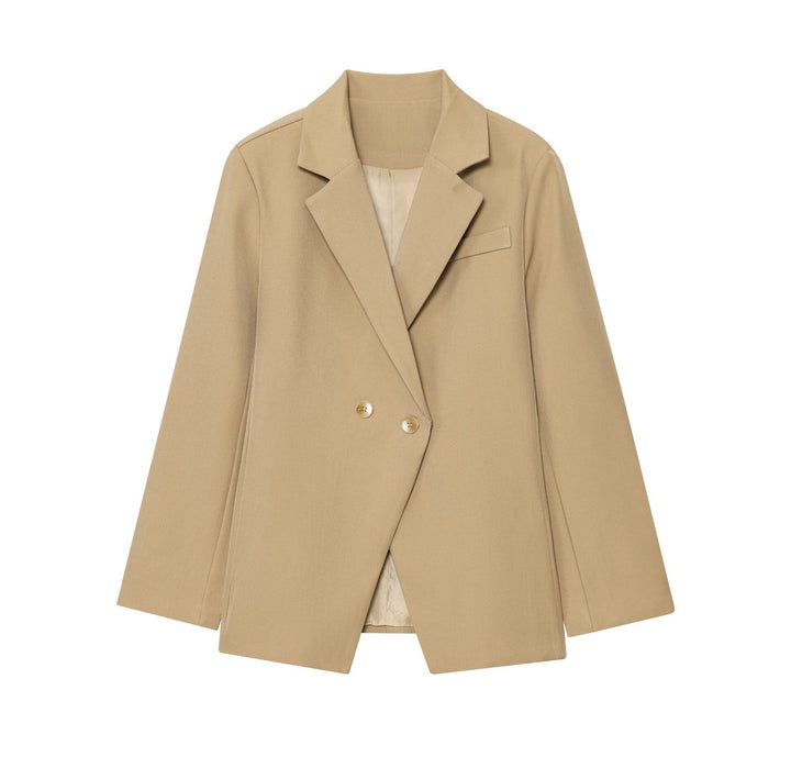 Damer avslappnad blazer med dubbel knapprad och eleganta detaljer Mirla-Eva Jonsson