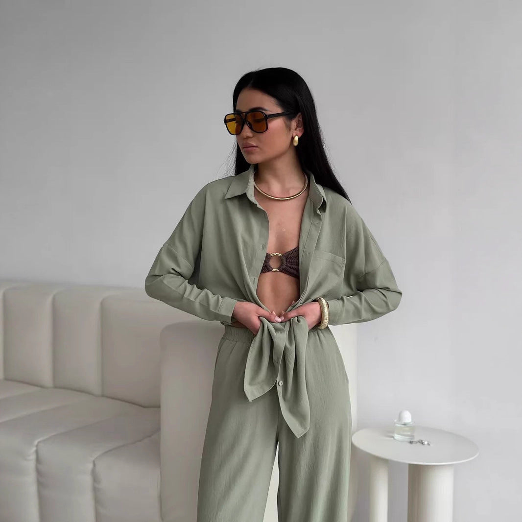 Damer avslappnad blus i oversized stil med fickor Eva Jonsson-Eva Jonsson