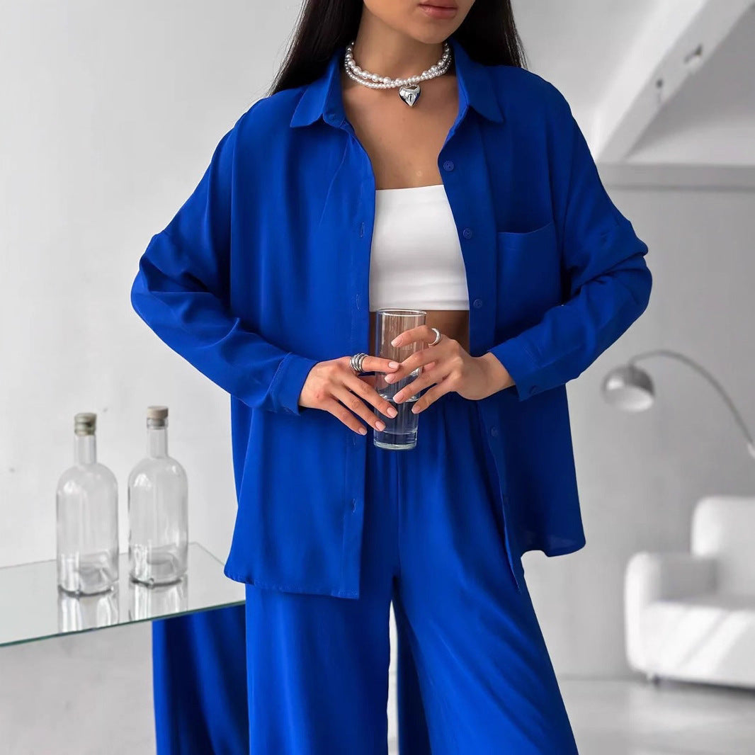 Damer avslappnad blus i oversized stil med fickor Eva Jonsson-Eva Jonsson