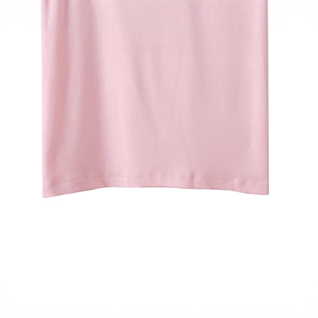 Damer avslappnad bomulls-crop-top med iögonfallande tryck Mirla-Eva Jonsson