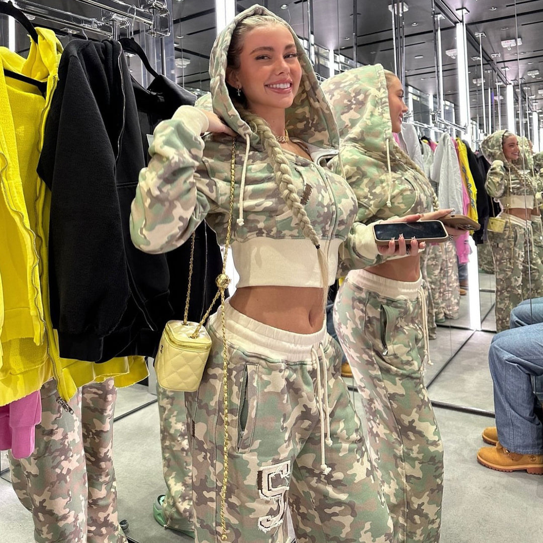 Damer avslappnad camouflage loungewear set Mirla-Eva Jonsson