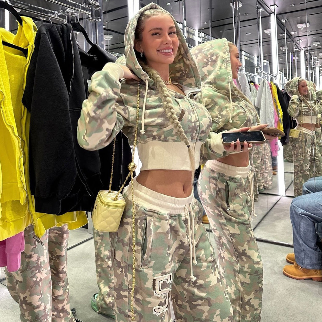 Damer avslappnad camouflage loungewear set Mirla-Eva Jonsson