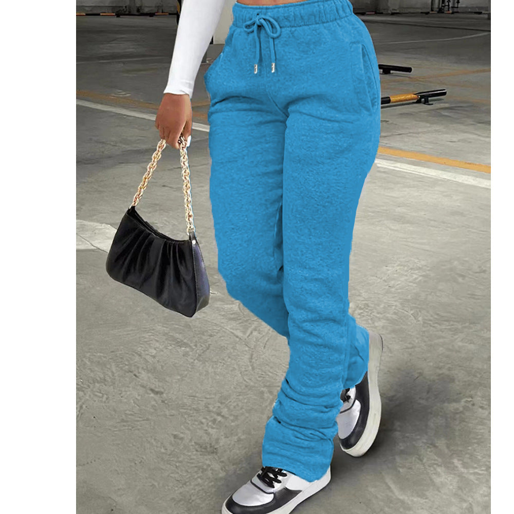 Damer avslappnad fritids-joggingbyxa med elastisk midja och sidofickor Eva Jonsson-Eva Jonsson