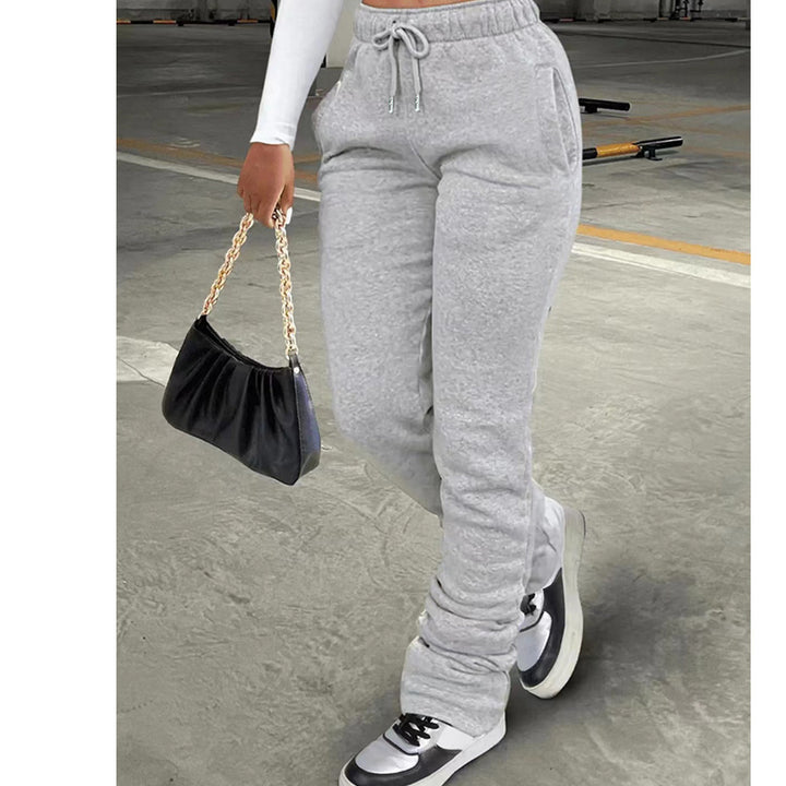 Damer avslappnad fritids-joggingbyxa med elastisk midja och sidofickor Eva Jonsson-Eva Jonsson