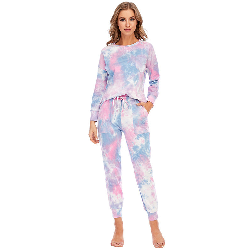 Damer avslappnad fritidsdräkt med färgövergång och praktiska fickor Eva Jonsson-Eva Jonsson