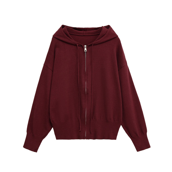 Damer avslappnad hoodie-jacka med dragkedja Mirla-Eva Jonsson