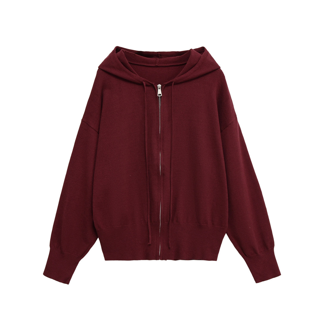 Damer avslappnad hoodie-jacka med dragkedja Mirla-Eva Jonsson