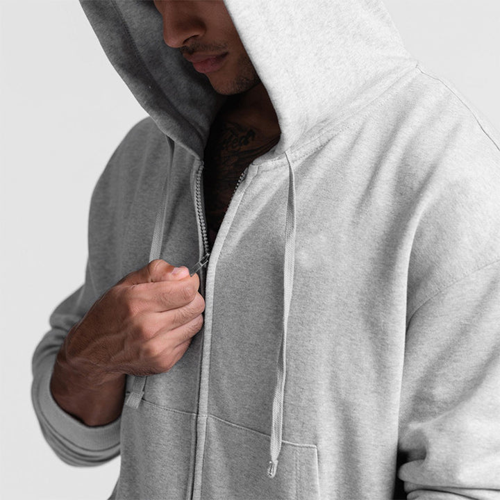 Damer avslappnad hoodie med dragkedja Mirla-Eva Jonsson