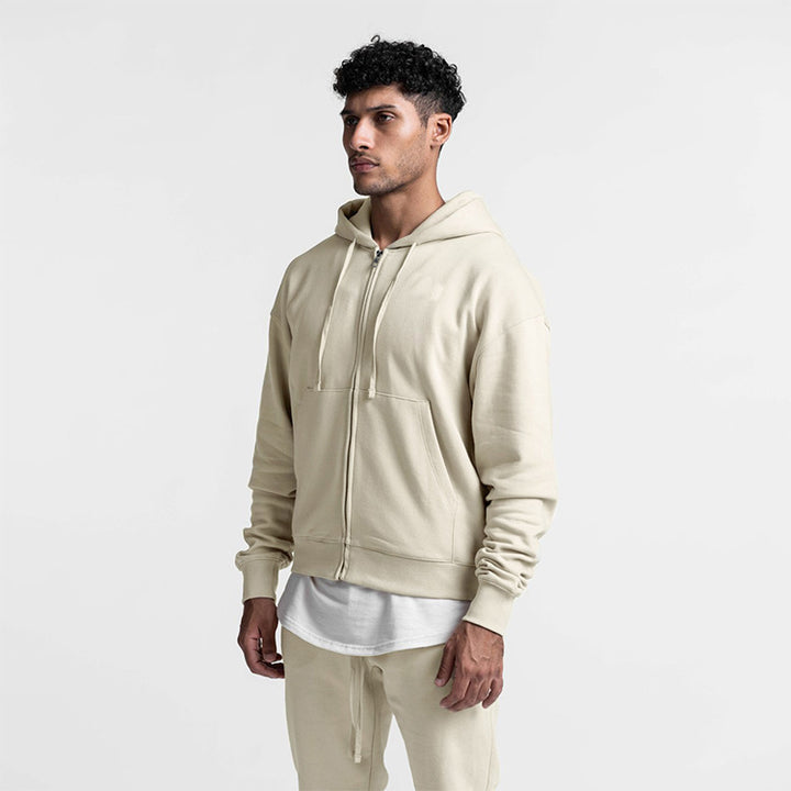 Damer avslappnad hoodie med dragkedja Mirla-Eva Jonsson