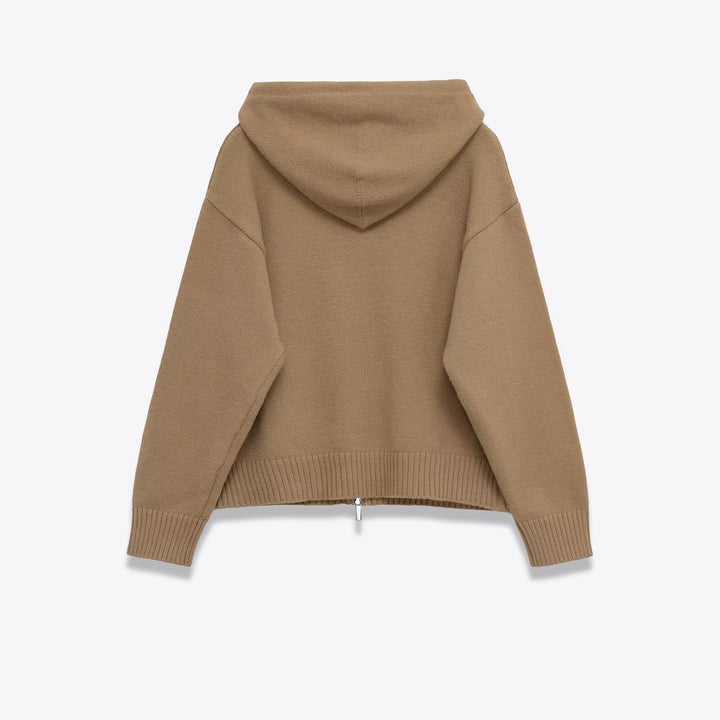 Damer avslappnad hoodie med dragkedja och fickor Mirla-Eva Jonsson