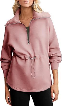 Damer avslappnad hoodie med praktisk dragskojustering Mirla-Eva Jonsson