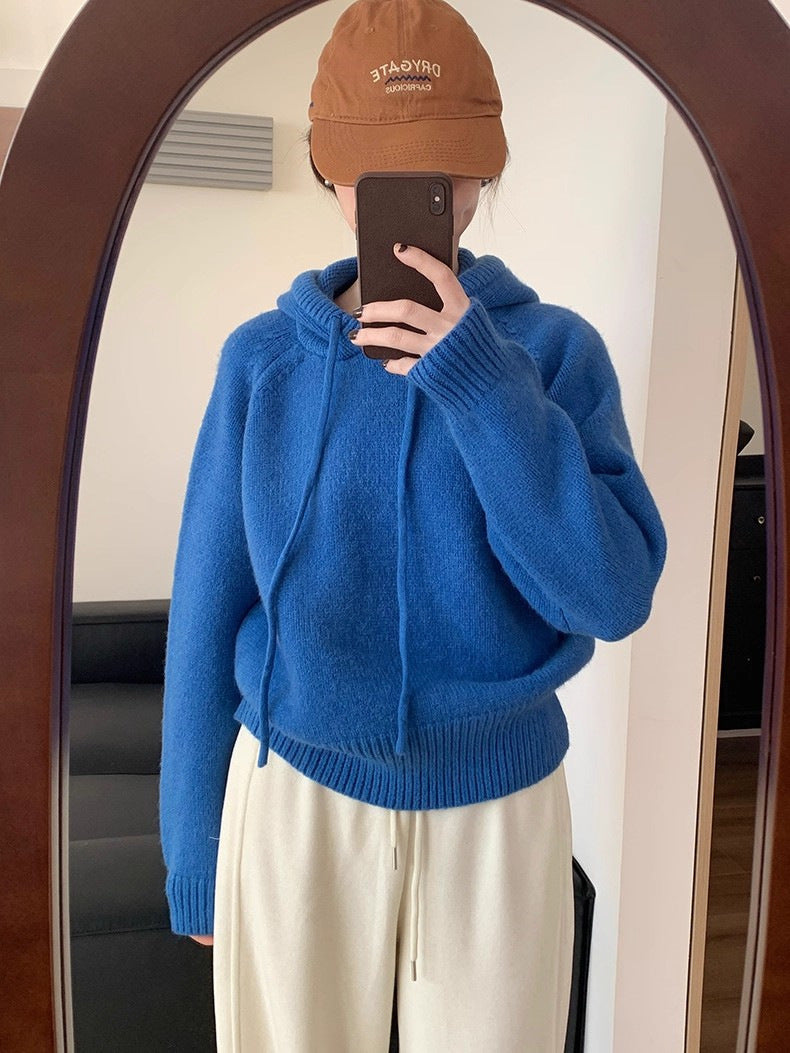 Damer avslappnad hoodie med raglanärmar och mjukt material Mirla-Eva Jonsson