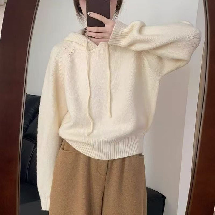 Damer avslappnad hoodie med raglanärmar och mjukt material Mirla-Eva Jonsson