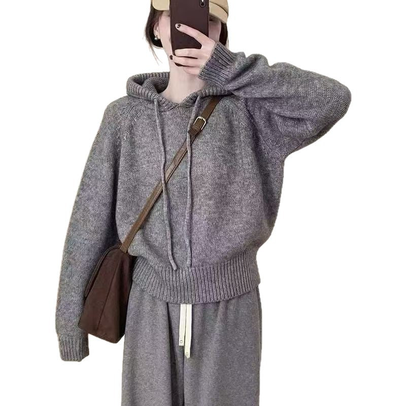 Damer avslappnad hoodie med raglanärmar och mjukt material Mirla-Eva Jonsson