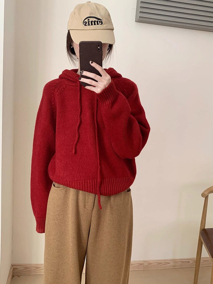 Damer avslappnad hoodie med raglanärmar och mjukt material Mirla-Eva Jonsson