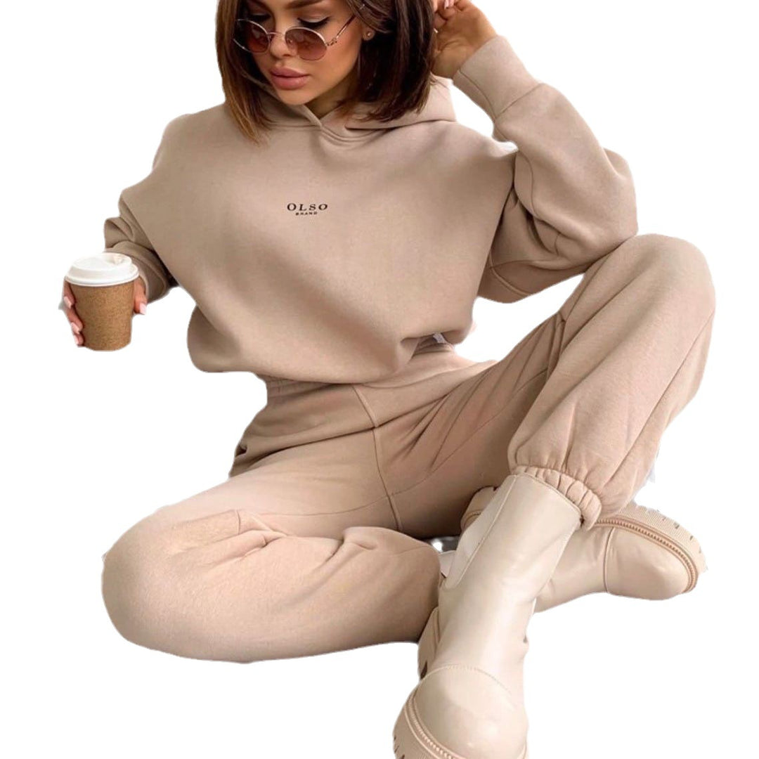 Damer avslappnad hoodie- och joggingbyxlook Eva Jonsson-Eva Jonsson