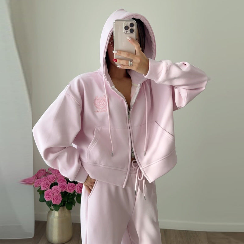 Damer avslappnad hoodie och joggingbyxor set Mirla-Eva Jonsson