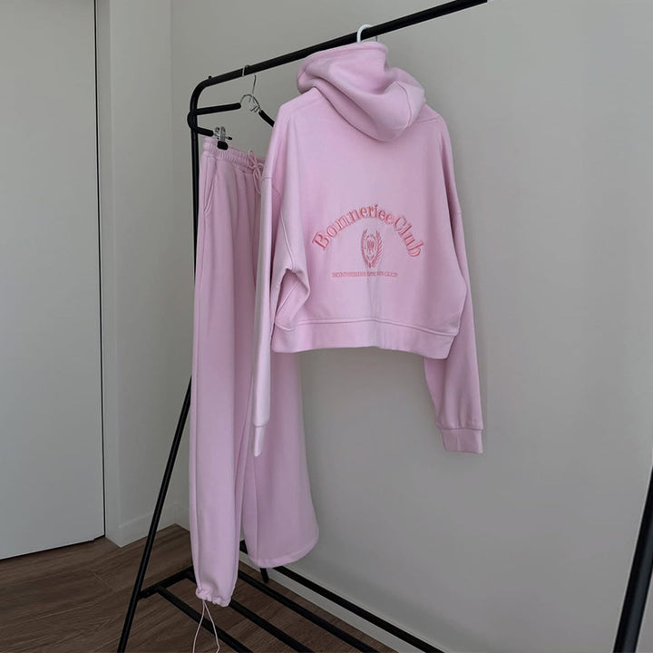 Damer avslappnad hoodie och joggingbyxor set Mirla-Eva Jonsson