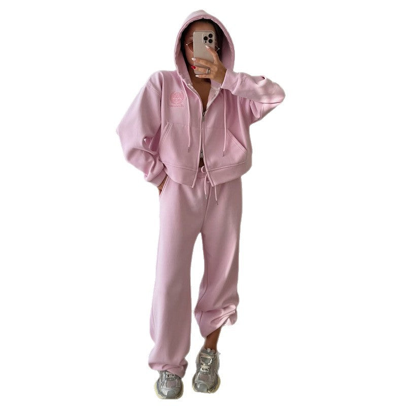 Damer avslappnad hoodie och joggingbyxor set Mirla-Eva Jonsson
