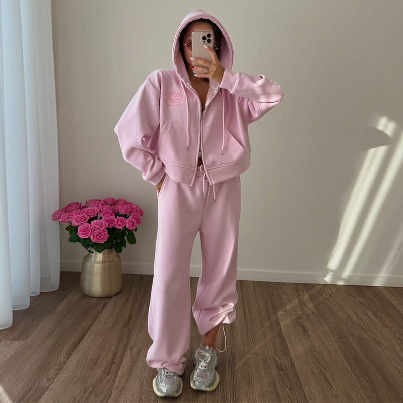 Damer avslappnad hoodie och joggingbyxor set Mirla-Eva Jonsson